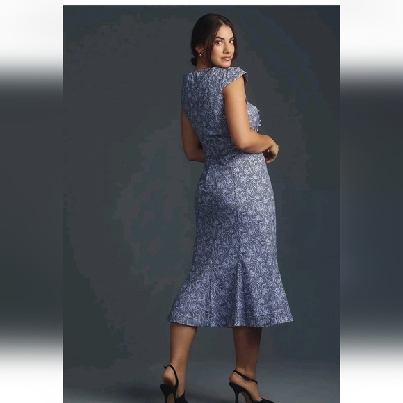 Anthropologie The Cecily Fit & Flare Sweetheart Dress by Maeve Size 1X, NWT - Picture 4 of 14